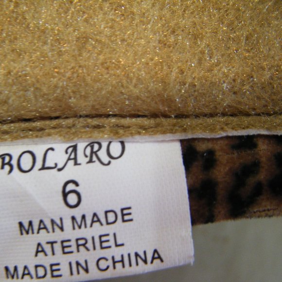 Leopard Cheetah Print Textured Tall Boots Pointy Toe Ladies Size 6 - Picture 8 of 10